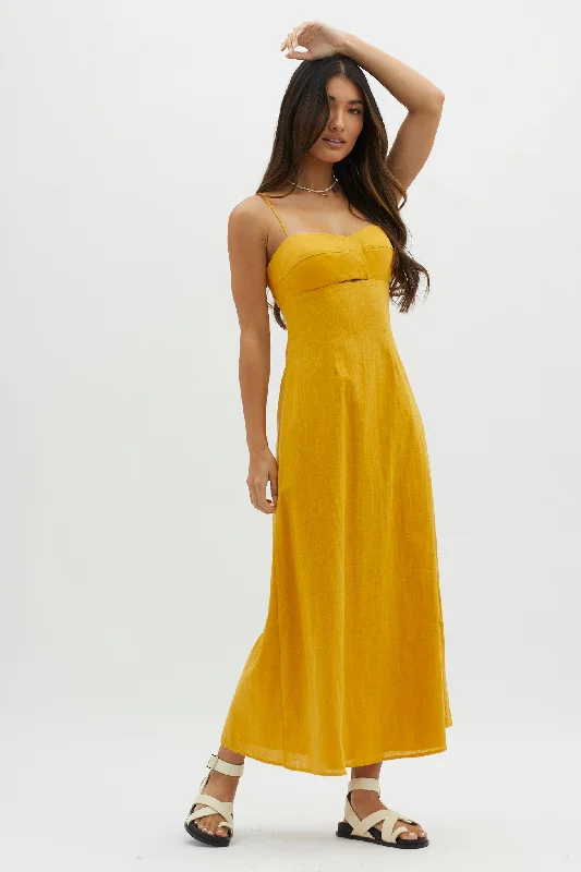 Be Yourself Keyhole Bust Maxi Dress Sun Elegant Lace Maxi Dress