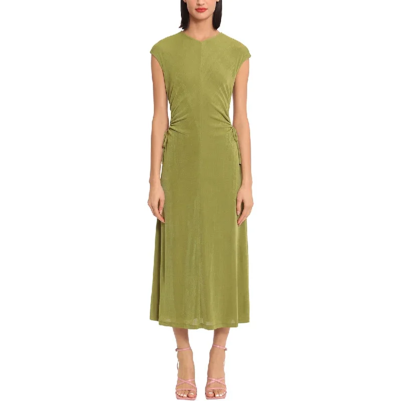 Donna Morgan Womens Cut-Out Stretch Maxi Dress Classic A-Line Maxi Dress