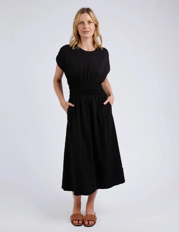 Elm Nelle Midi Dress Trendy A-Line Midi Dress