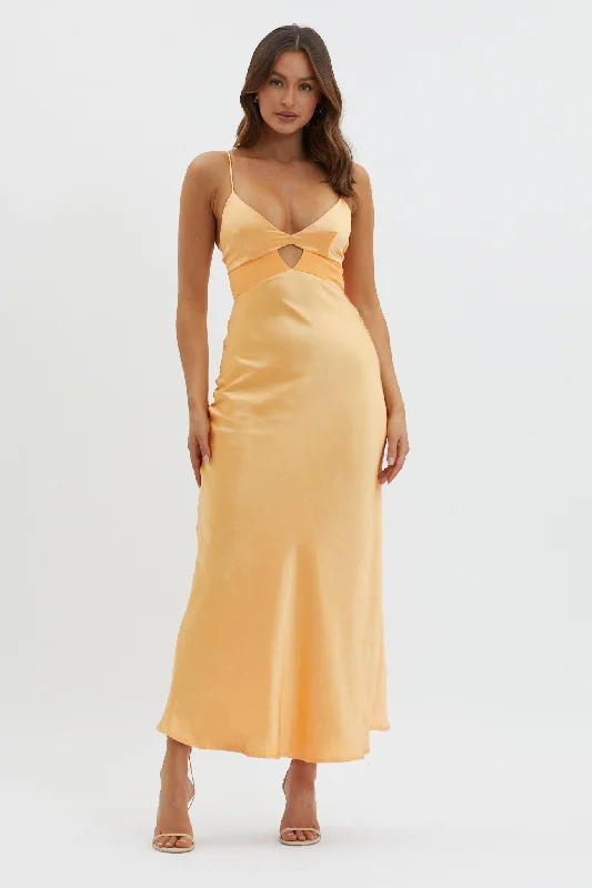 Eternal Sun Keyhole Bust Maxi Dress Mango Classic Black Maxi Dress