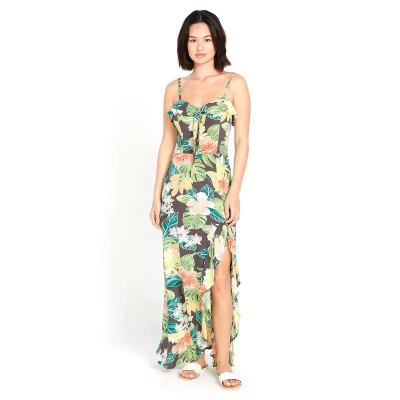 Excapism Maxi Dress Chic Button-Up Maxi Dress