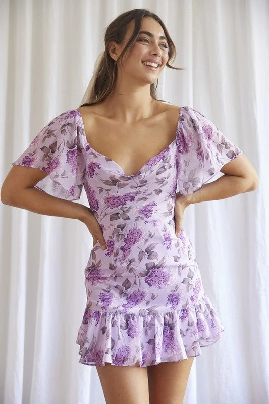 Tessa Mini Dress Chic Mini Dress with V-Neck