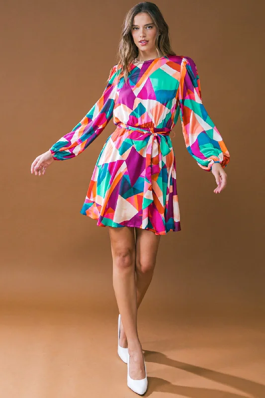 EXCITED FOR THIS WOVEN MINI DRESS Classic Black Mini Dress