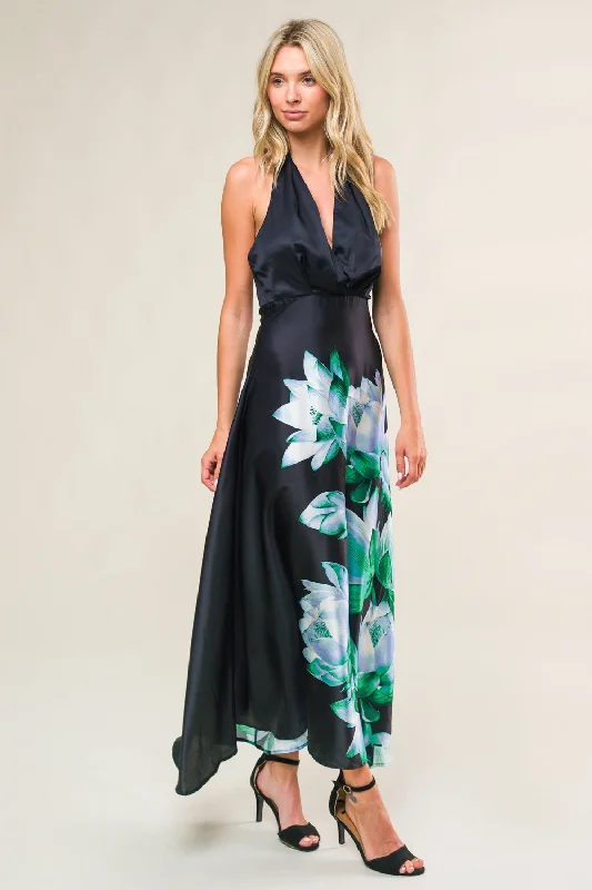 INSATIABLE FEELING WOVEN MIDI DRESS Stylish Striped Midi Dress