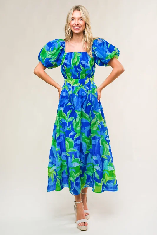 THERE IN MY MIND WOVEN MIDI DRESS Cozy T-shirt Midi Dress