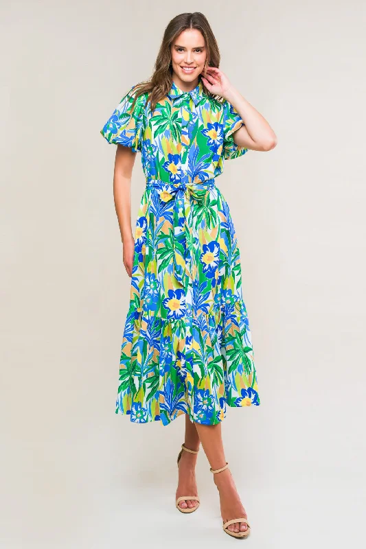 MAKE A DAY OF IT WOVEN MIDI DRESS Stylish Halter Neck Midi Dress