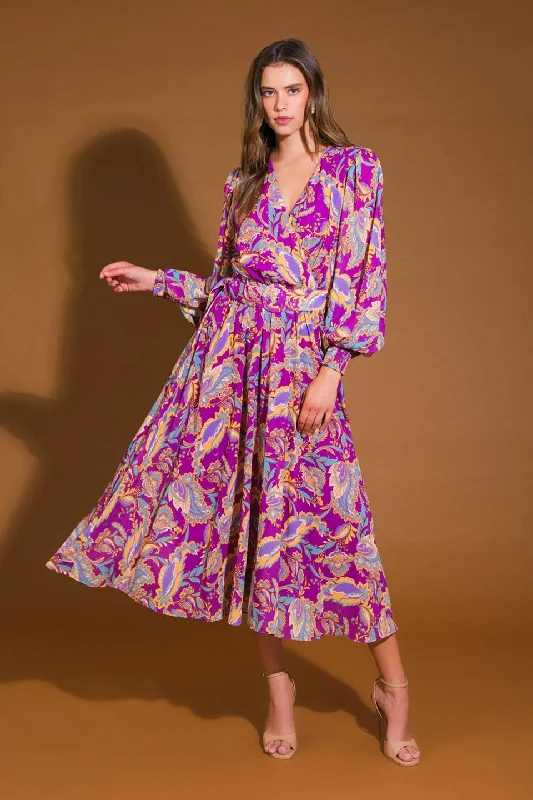 GOING WITH ELEGNCE WOVEN MIDI DRESS Elegant Sleeveless Midi Dress