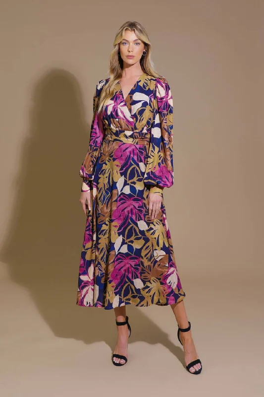 LOST IN YOUR EYES WOVEN MIDI DRESS Comfortable Deep V Midi Dress