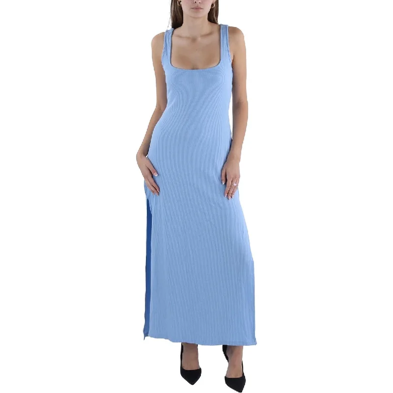 L Space Womens Mara Open Back Cut-Out Maxi Dress Stylish Pleated A-Line Maxi Dress