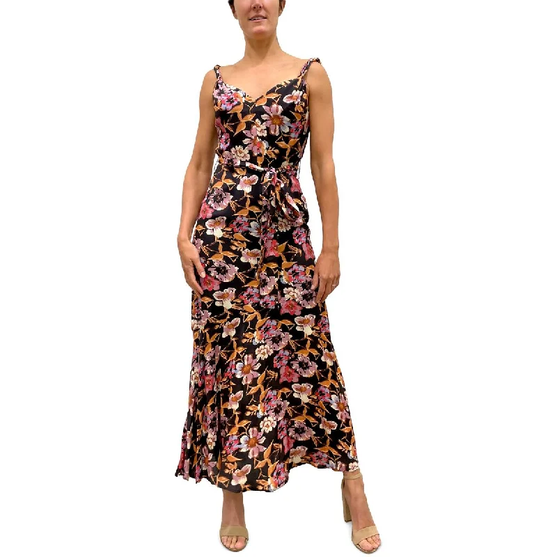 Sam Edelman Womens Floral Print Long Maxi Dress Trendy A-Line Maxi Dress