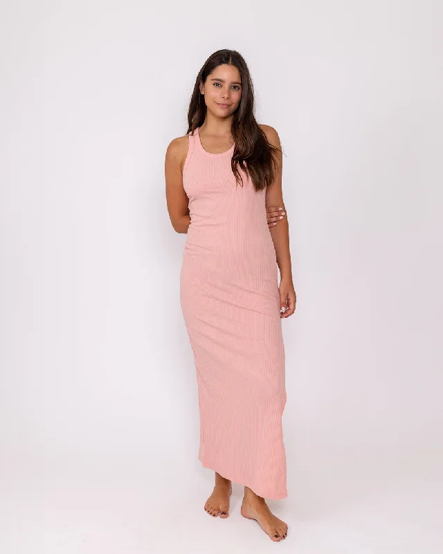 Sunset Tank Maxi Dress Elegant Maxi Dress with Belt