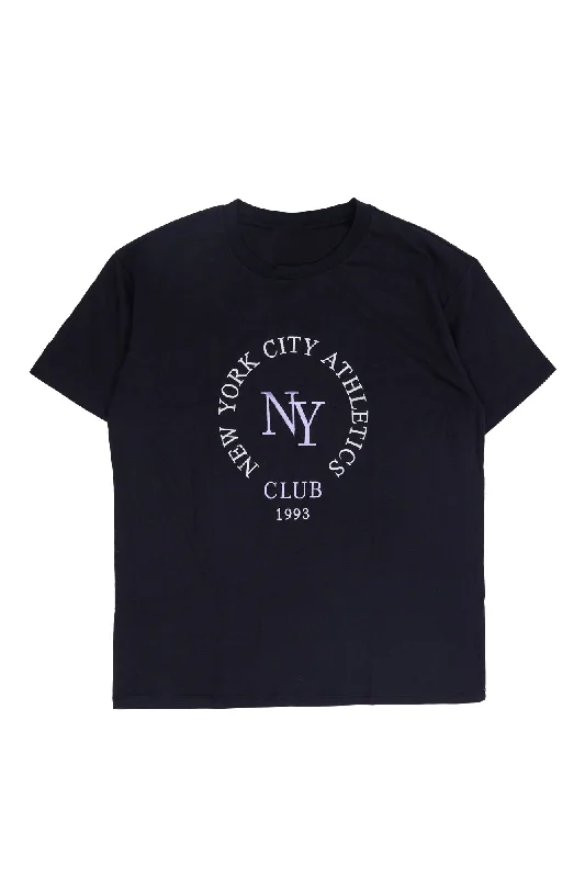 New York City Athletic Club Graphic Relaxed Tee Iron Safe Non-Iron Wrinkle Free