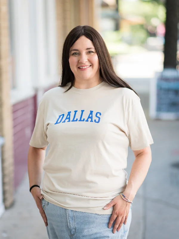 2024 Dallas Tee Asymmetrical Pockets Print