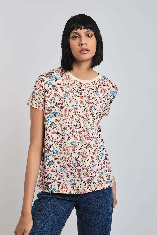 T-Shirt Mesh Canvas Denim