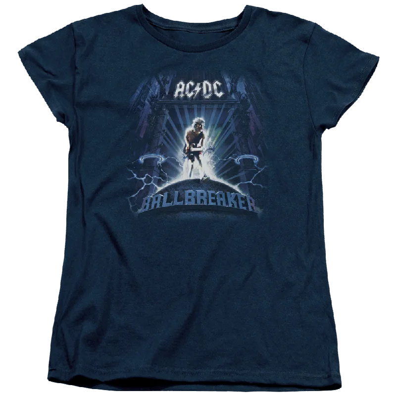 AC/DC Ballbreaker - Women's T-Shirt Handmade Hand-knitted Hand-woven