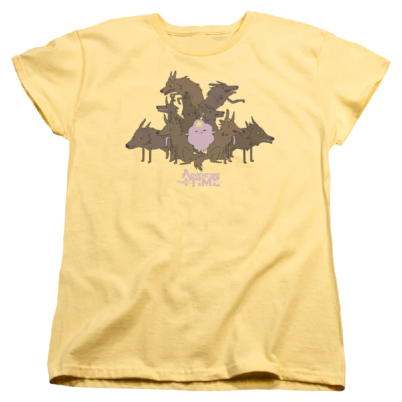 Adventure Time Lsp & Wolves - Women's T-Shirt Fashionable Trendy Casual