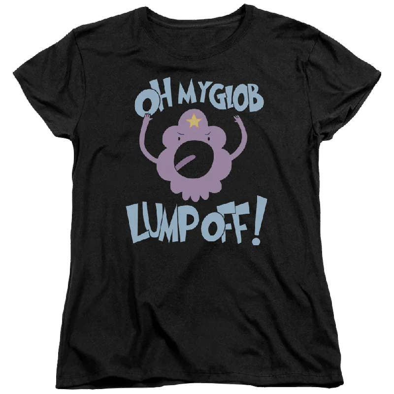 Adventure Time Lump Off - Women's T-Shirt Silk Blend Satin Velvet