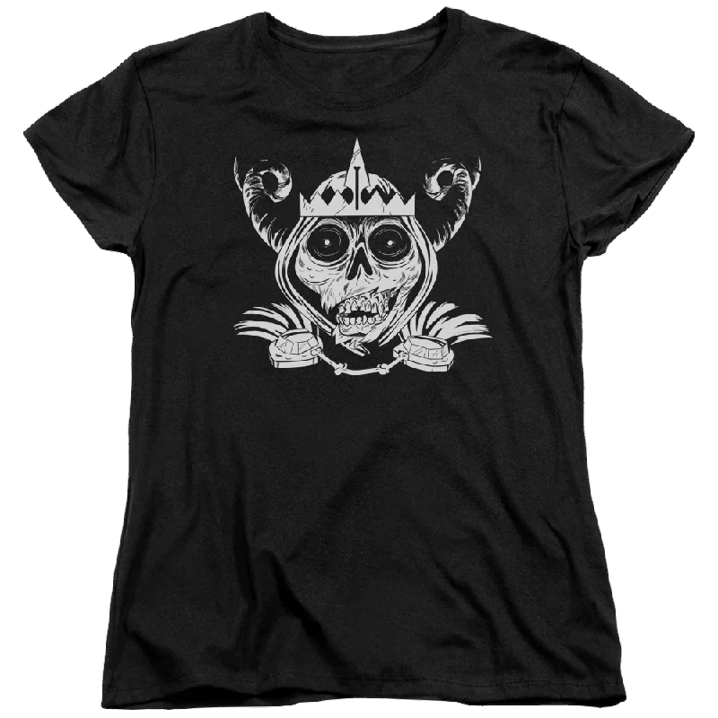 Adventure Time Skull Face - Women's T-Shirt Elasticated Padded Insulated