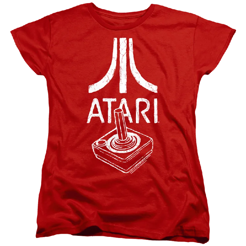 Atari Joystick Logo - Women's T-Shirt Iron Safe Non-Iron Wrinkle Free