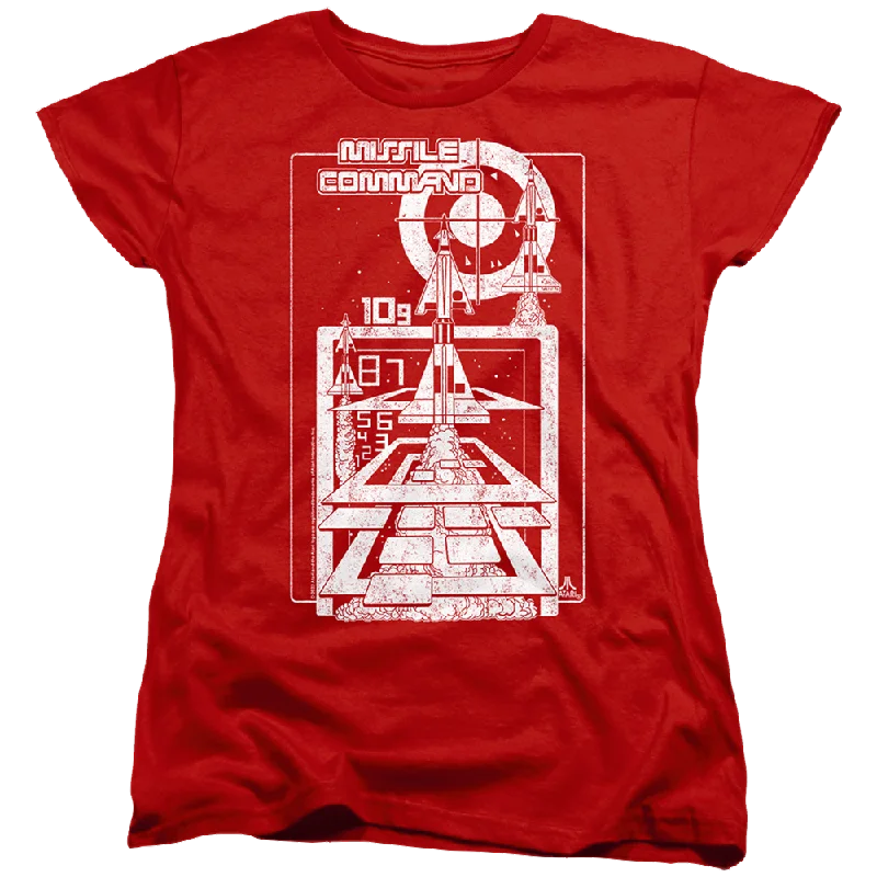 Atari Lift Off - Women's T-Shirt Welt Pockets Slit Pockets Flap Pockets