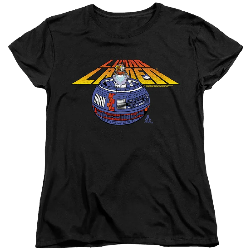 Atari Lunar Globe - Women's T-Shirt Knit Fabric Woven Fabric Fleece Fabric