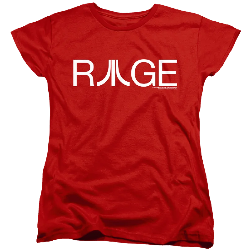 Atari Rage - Women's T-Shirt Zippered Buttoned Snapped