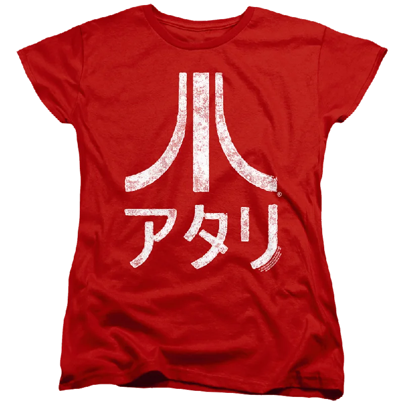 Atari Rough Kanji - Women's T-Shirt Cozy Warm Stylish