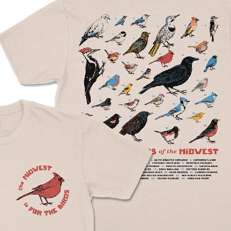 Backyard Birds of the Midwest Tee Lace Blend Ribbed Blend Corduroy Blend