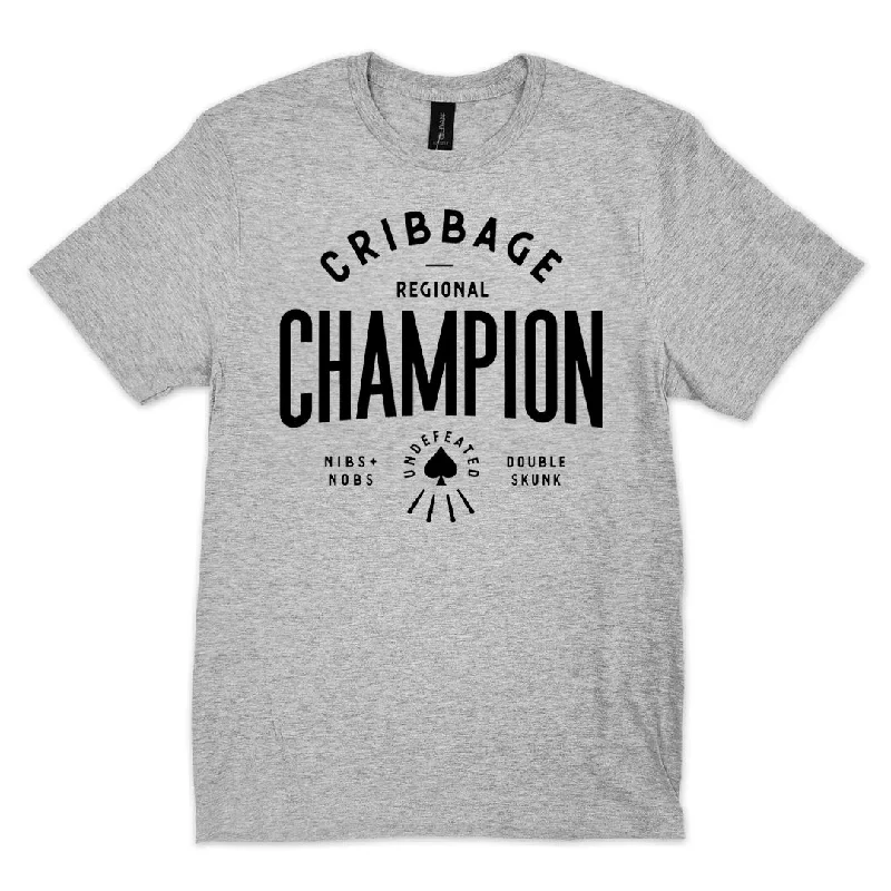 Cribbage Champion Tee Terry Blend Velvet Blend Canvas Blend