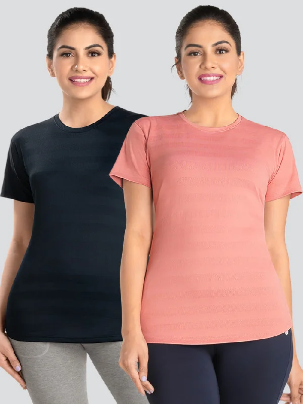 Dermawear Active T-Shirt TD-903 (Pack of 2) Mesh Blend Leather Blend Suede Blend