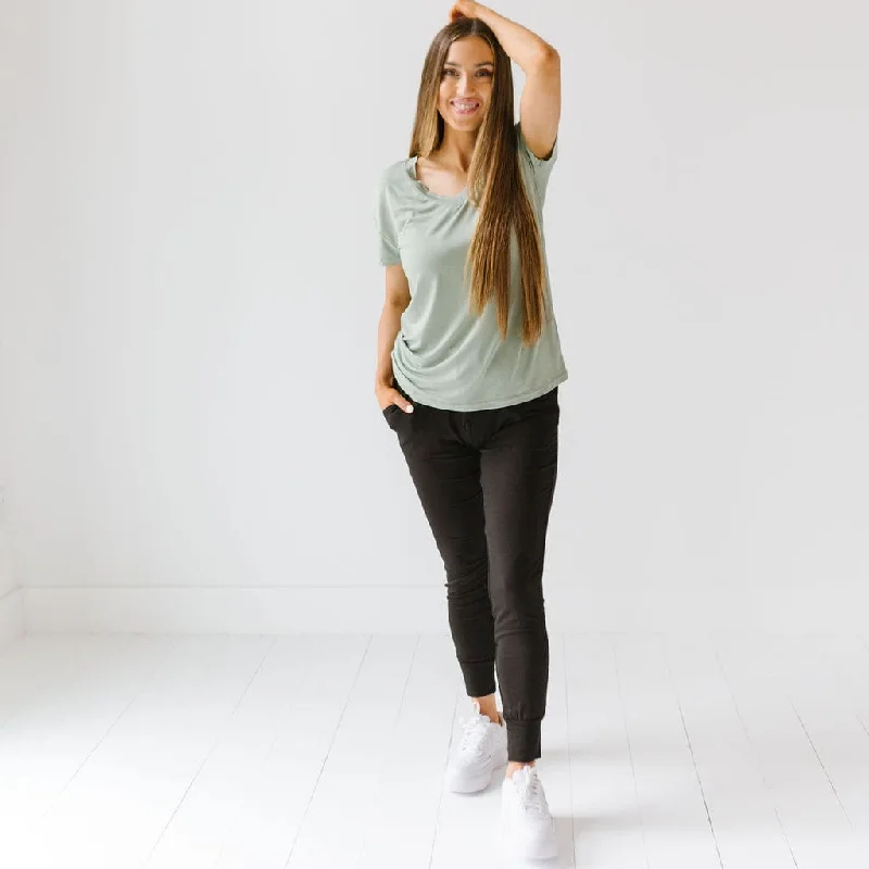 Eucalyptus Women's T-Shirt Terry Blend Velvet Blend Canvas Blend