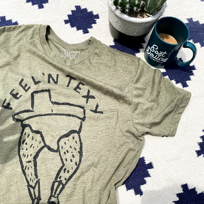 Feel'n Texy - Unisex tee Houndstooth Herringbone Solid