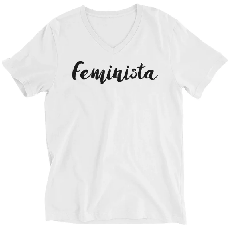 Feminista -- Unisex T-Shirt Real Fur Shearling Chenille