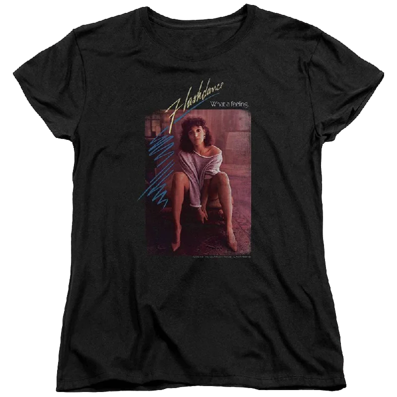 Flashdance Title - Women's T-Shirt Fleece Nylon Spandex