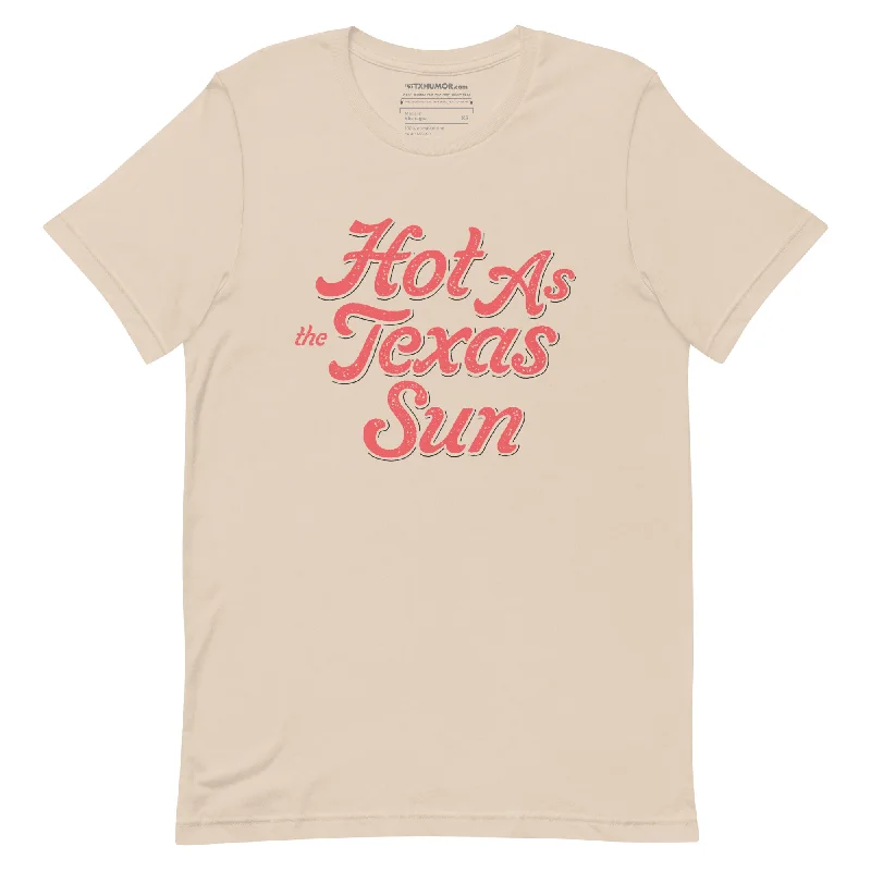 Hot as the Texan Sun T-shirt Satin Blend Silk Blend Wool Blend