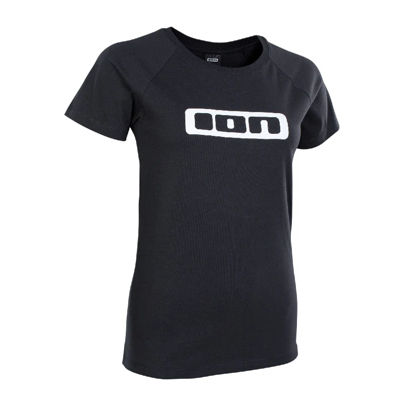 ION Tee Logo SS women Hooded Caped Shawl Collar