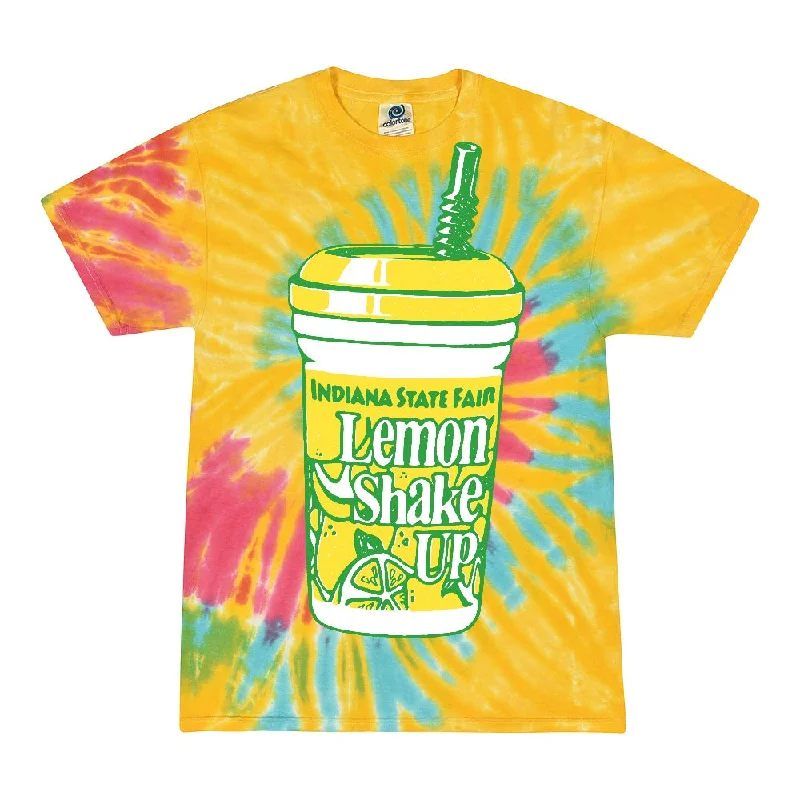 Lemon Shake Up Cup Tie Dye Tee Mesh Blend Leather Blend Suede Blend