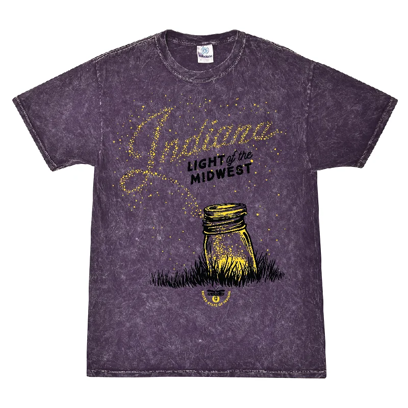Light of the Midwest Mineral Wash Tee Boxy Fit Fitted Loose
