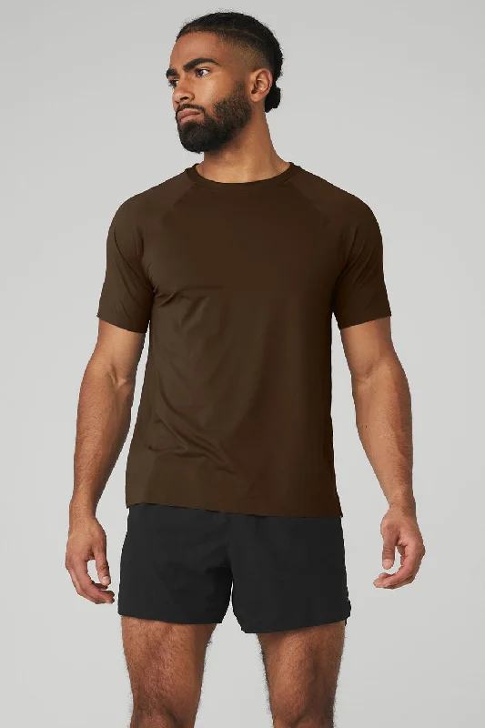 Idol Performance Tee - Espresso Spandex Blend Rayon Blend Denim Blend