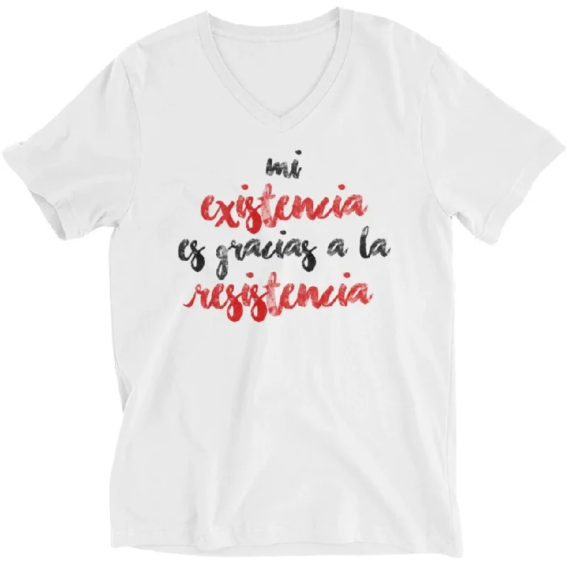 Mi Existencia -- Unisex T-Shirt Rayon Fabric Velvet Fabric Corduroy Fabric