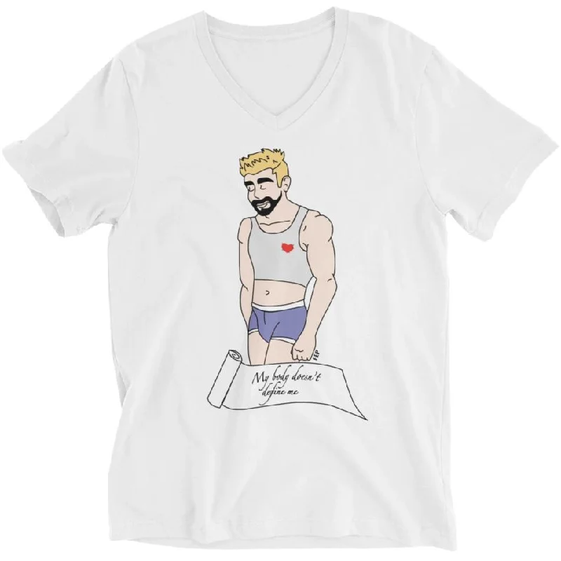 My Body Doesn't Define Me - FTM Pride -- Unisex T-Shirt Cotton Fabric Linen Fabric Terry Fabric My Body Doesn't Define Me - FTM Pride -- Unisex T-Shirt Cotton Fabric Linen Fabric Terry Fabric