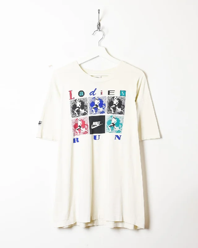 Nike Ladies Run Single Stitch T-Shirt - X-Large Machine Wash Dry Clean Hand Wash