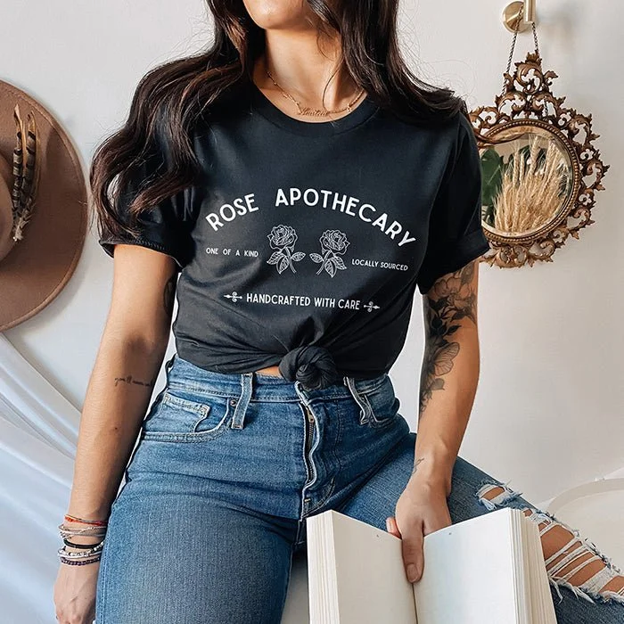 Rose Apothecary Lightweight Tee Denim Fabric Leather Fabric Suede Fabric