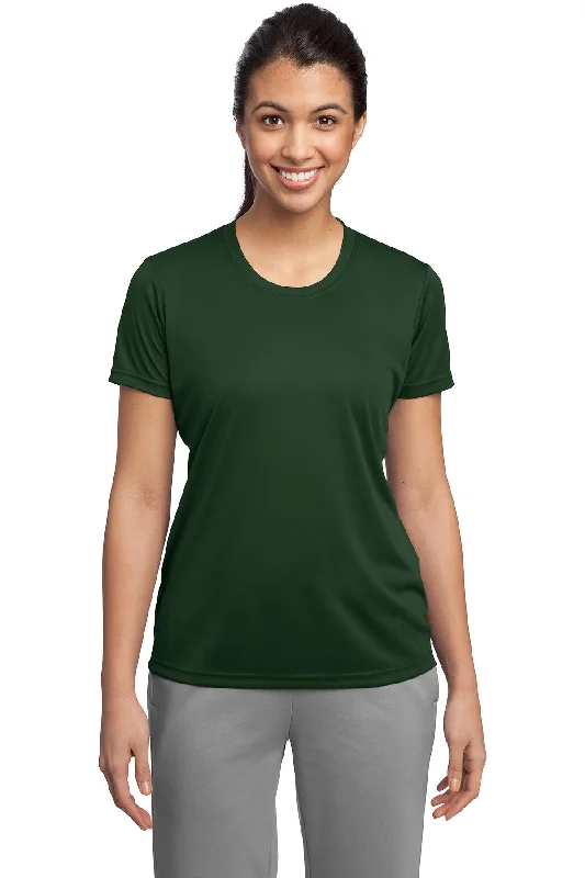 Sport-Tek Ladies PosiCharge Competitor Tee LST350 Forest Green Elasticated Padded Insulated