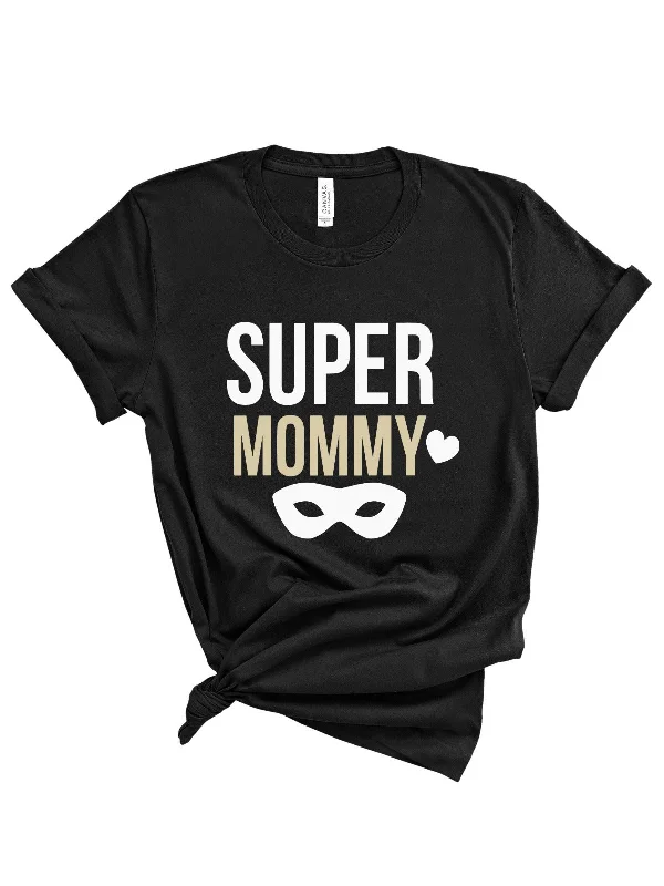 Super Mommy Women's Tee Thin T-Shirt Open Front Quick Dry