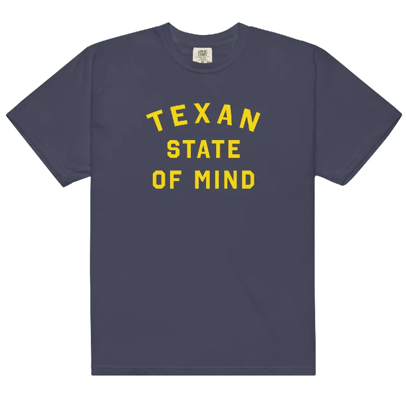 Texan State of Mind Comfort Color T-shirt Terry Blend Velvet Blend Canvas Blend