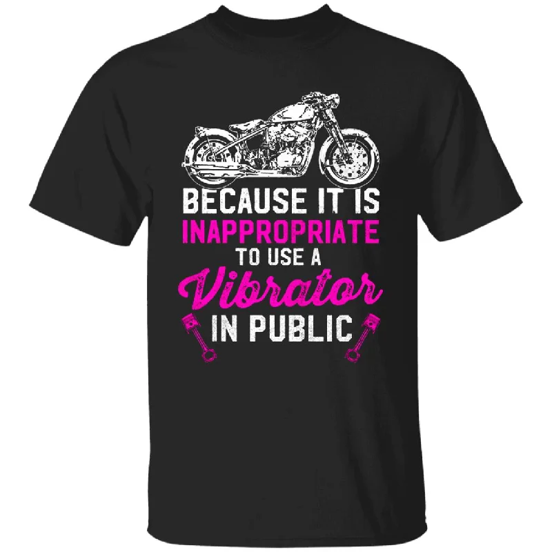 Vibrator In Public T-Shirt, Unisex, Front Print Seamless Knitted Crochet