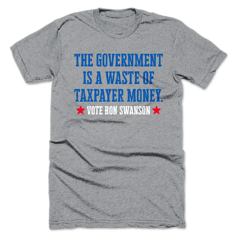 Vote Ron Swanson Tee Fleece Nylon Spandex