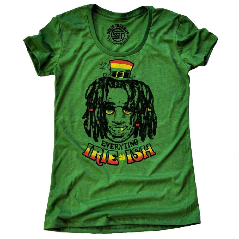 Women's Everything Irie-ish T-Shirt Print Jacquard Patchwork