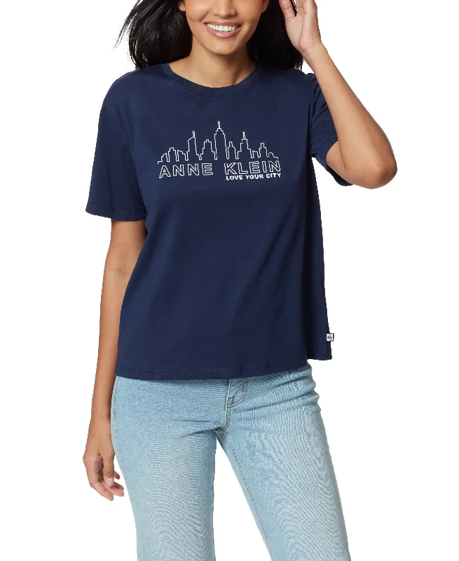 Womens Hayden Relaxed T-Shirt Ribbed T-Shirt High Neck Heavyweight